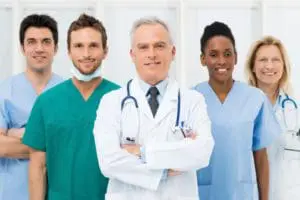 Happy Team Of Doctors