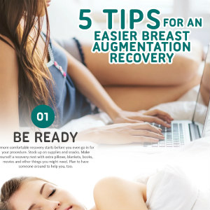 5 Tips for an Easier Breast Augmentation Recovery [Infographic]