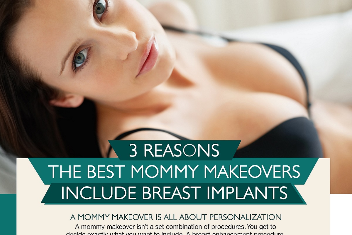 3 Reasons the Best Mommy Makeovers Include Breast Implants [Infographic]