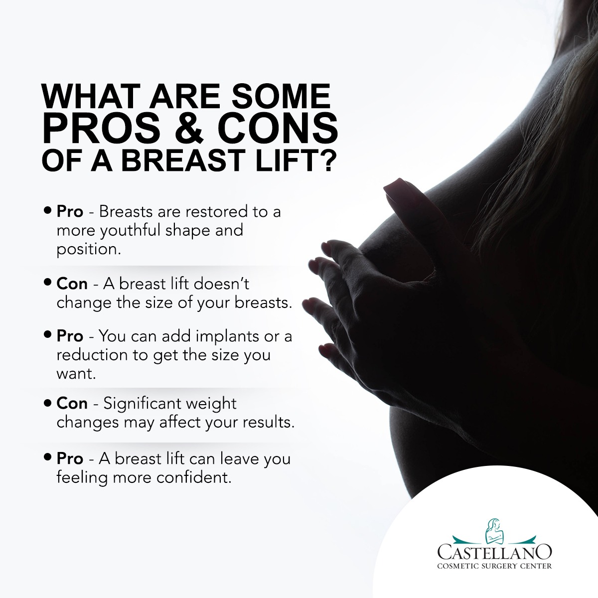 What Are Some Pros & Cons of a Breast Lift?