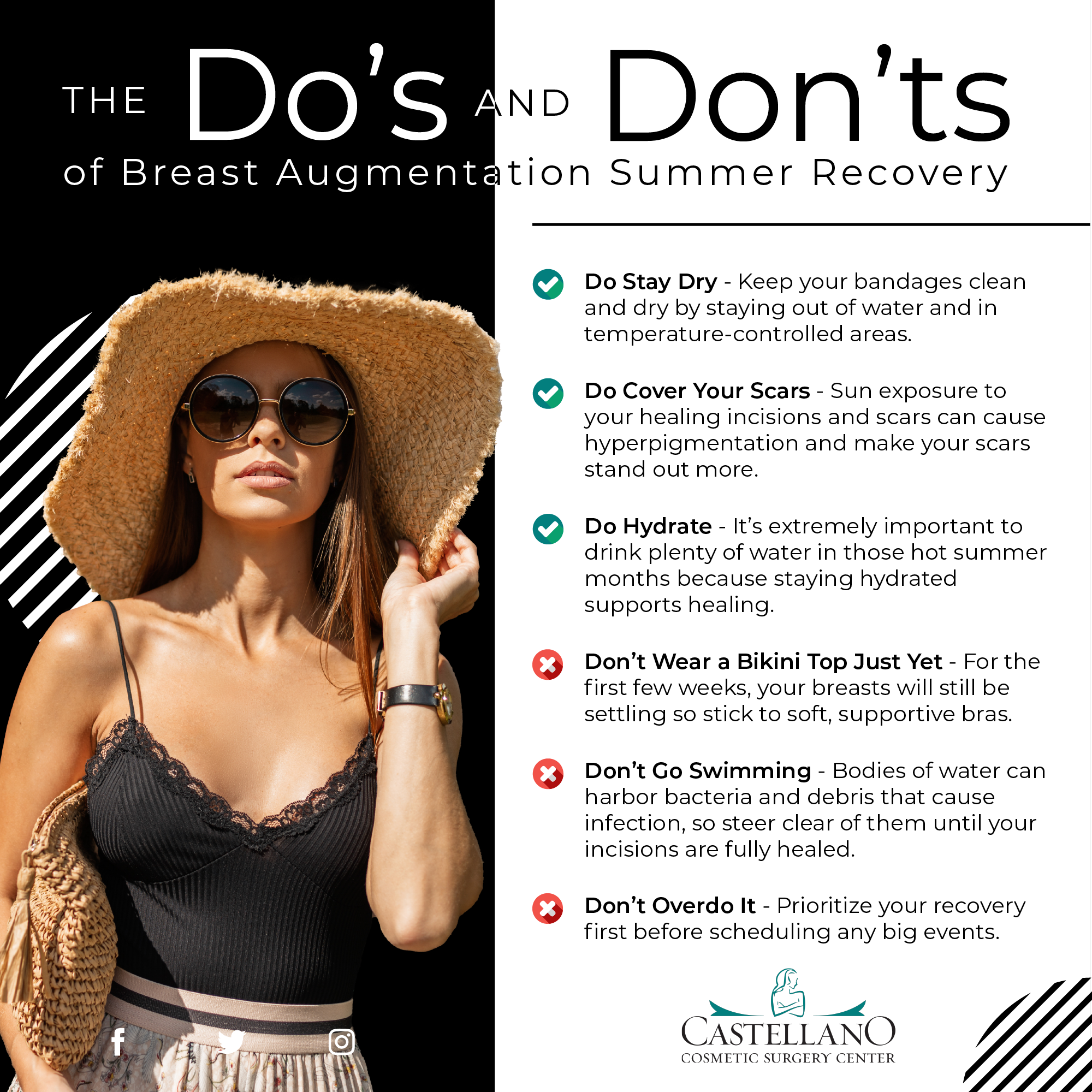 The Do’s and Don’ts of Breast Augmentation Summer Recovery