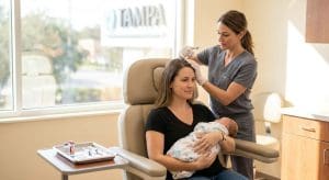 PRP hair restoration for postpartum hair loss in Tampa